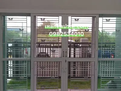 เหล็กดัดหน้าต่างบานเลื่อน