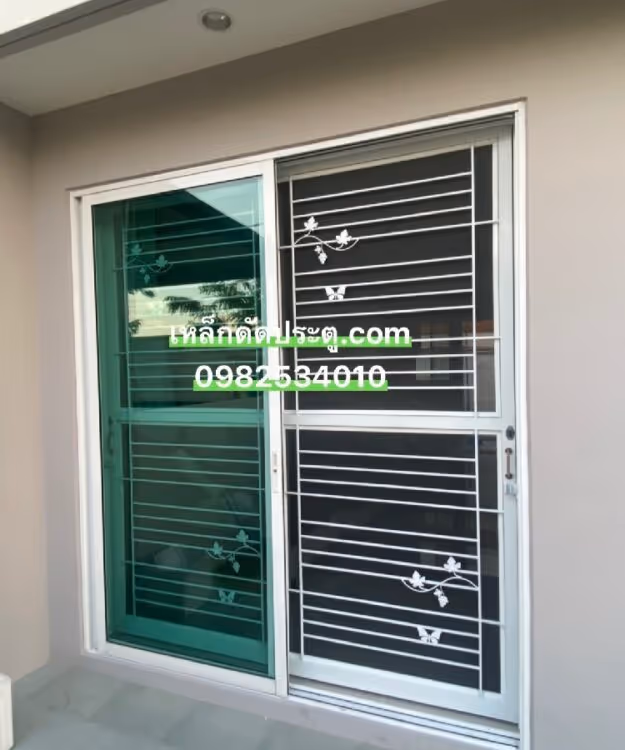 เหล็กดัดประตู มุ้งลวด Slide 4