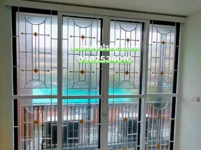 ผลงานติดตั้งเหล็กดัด