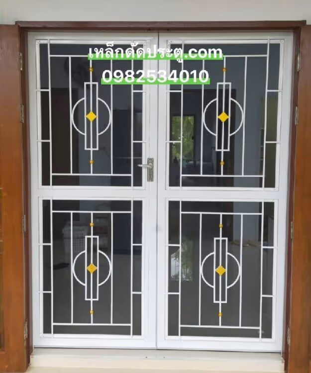 เหล็กดัดประตู มุ้งลวด Slide 13