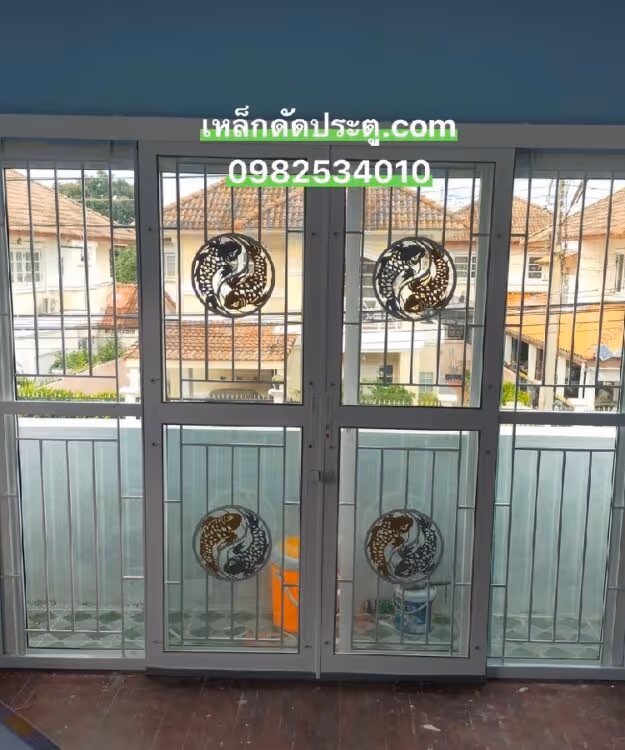เหล็กดัดประตู มุ้งลวด Slide 14