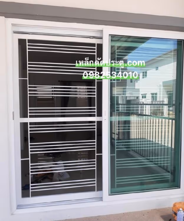 เหล็กดัดประตู มุ้งลวด Slide 16