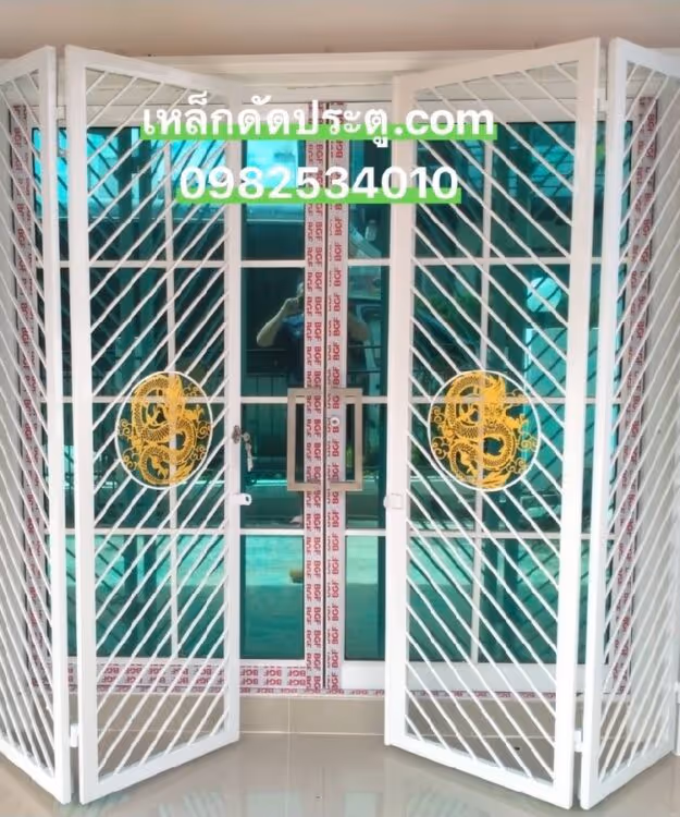 เหล็กดัดประตู มุ้งลวด Slide 19