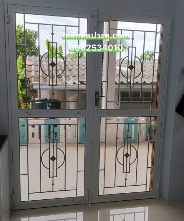 เหล็กดัดประตู มุ้งลวด Slide 22